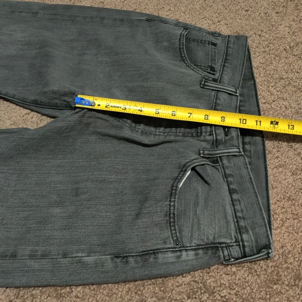 Levis‎ 501 Jeans Mens 33 x 28 Faded Black Dark Washed Button Fly Pants